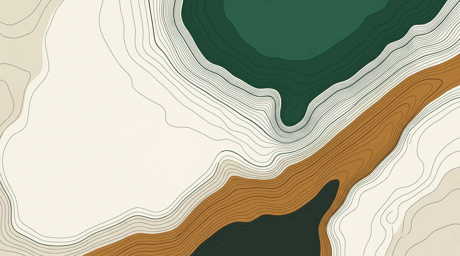 A topographic contour illustration of Blackheath in the Blue Mountains